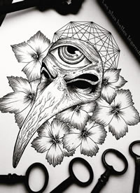 花上帝之眼黑灰cq9电子手稿