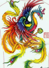 40列凤凰主题的cq9电子手稿制图片欣赏