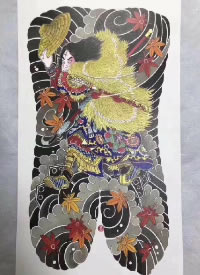 日式的9款前卫满背包臀cq9电子手稿制图片