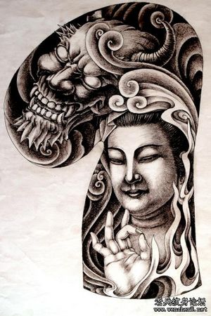 半胛开yun体育官网入口登录app下载制图案:半胛观音恶魔开yun体育官网入口登录app下载制图案