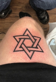 六芒星cq9电子制图 男生大腿上黑色的六芒星cq9电子制图片