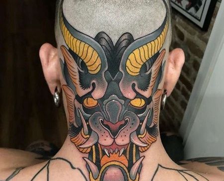 New School后颈恶魔cq9电子制图案